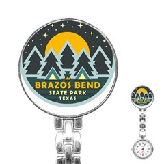 Brazos Bend State Park T- Shirt Brazos Bend State Park Night Sky T- Shirt Stainless Steel Nurses Watch by JamesGoode