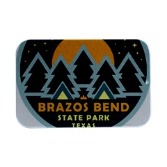 Brazos Bend State Park T- Shirt Brazos Bend State Park Night Sky T- Shirt Open Lid Metal Box (silver)  