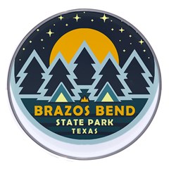 Brazos Bend State Park T- Shirt Brazos Bend State Park Night Sky T- Shirt Wireless Fast Charger(white)