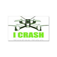 Drone Racing Gift T- Shirt Distressed F P V Race Drone Racing Drone Racer Pattern Quote T- Shirt (4) Sticker Rectangular (10 Pack) by ZUXUMI