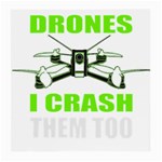 Drone Racing Gift T- Shirt Distressed F P V Race Drone Racing Drone Racer Pattern Quote T- Shirt (4) Medium Glasses Cloth (2 Sides) Front