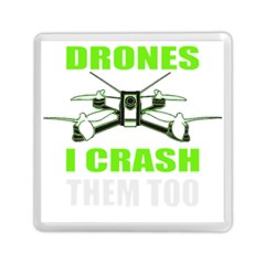 Drone Racing Gift T- Shirt Distressed F P V Race Drone Racing Drone Racer Pattern Quote T- Shirt (4) Memory Card Reader (square) by ZUXUMI