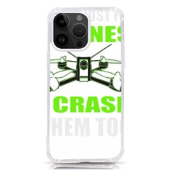 Drone Racing Gift T- Shirt Distressed F P V Race Drone Racing Drone Racer Pattern Quote T- Shirt (4) Iphone 14 Pro Max Tpu Uv Print Case by ZUXUMI