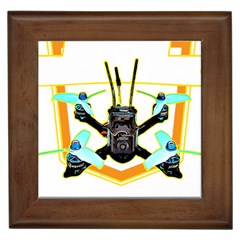 Drone Racing Gift T- Shirt F P V Drone Racing Drones Quote  One More Pack T- Shirt Framed Tile