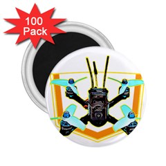 Drone Racing Gift T- Shirt F P V Drone Racing Drones Quote  One More Pack T- Shirt 2.25  Magnets (100 pack) 