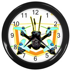 Drone Racing Gift T- Shirt F P V Drone Racing Drones Quote  One More Pack T- Shirt Wall Clock (black) by ZUXUMI