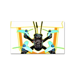 Drone Racing Gift T- Shirt F P V Drone Racing Drones Quote  One More Pack T- Shirt Sticker (Rectangular)