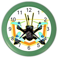 Drone Racing Gift T- Shirt F P V Drone Racing Drones Quote  One More Pack T- Shirt Color Wall Clock by ZUXUMI