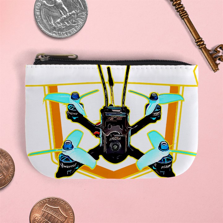 Drone Racing Gift T- Shirt F P V Drone Racing Drones Quote  One More Pack T- Shirt Mini Coin Purse