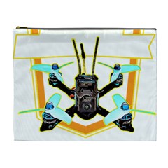 Drone Racing Gift T- Shirt F P V Drone Racing Drones Quote  One More Pack T- Shirt Cosmetic Bag (xl) by ZUXUMI