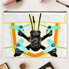 Drone Racing Gift T- Shirt F P V Drone Racing Drones Quote  One More Pack T- Shirt Cosmetic Bag (XXXL)