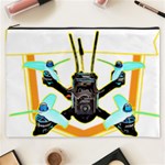 Drone Racing Gift T- Shirt F P V Drone Racing Drones Quote  One More Pack T- Shirt Cosmetic Bag (XXXL) Front