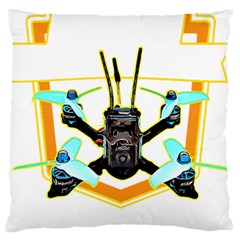 Drone Racing Gift T- Shirt F P V Drone Racing Drones Quote  One More Pack T- Shirt Large Premium Plush Fleece Cushion Case (two Sides) by ZUXUMI