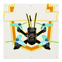 Drone Racing Gift T- Shirt F P V Drone Racing Drones Quote  One More Pack T- Shirt Banner And Sign 4  X 4  by ZUXUMI