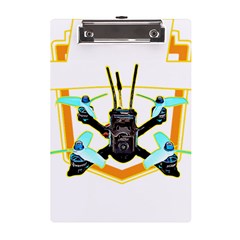 Drone Racing Gift T- Shirt F P V Drone Racing Drones Quote  One More Pack T- Shirt A5 Acrylic Clipboard by ZUXUMI