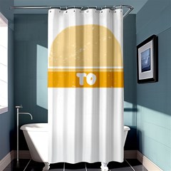 Bread Baking T- Shirt Funny Bread Baking Baker Always Ready To Kneed T- Shirt Shower Curtain 36  X 72  (stall)  by JamesGoode