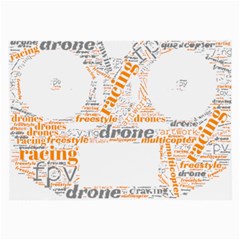 Drone Racing Word Cloud T- Shirt F P V Freestyle Drone Racing Word Cloud T- Shirt (3) Large Glasses Cloth by ZUXUMI