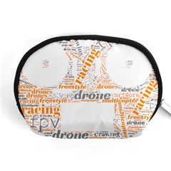 Drone Racing Word Cloud T- Shirt F P V Freestyle Drone Racing Word Cloud T- Shirt (3) Accessory Pouch (medium) by ZUXUMI