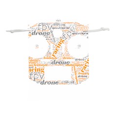 Drone Racing Word Cloud T- Shirt F P V Freestyle Drone Racing Word Cloud T- Shirt (3) Lightweight Drawstring Pouch (l) by ZUXUMI