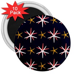 Starfish 3  Magnets (10 Pack)  by Mariart