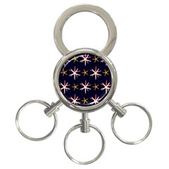 Starfish 3-ring Key Chain by Mariart