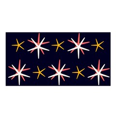 Starfish Satin Shawl 45  X 80  by Mariart