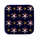 Starfish Square Metal Box (Black) Front