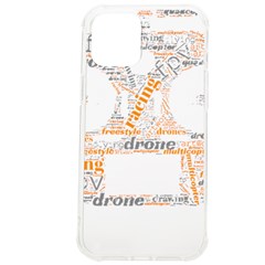 Drone Racing Word Cloud T- Shirt F P V Freestyle Drone Racing Word Cloud T- Shirt (3) Iphone 12 Pro Max Tpu Uv Print Case by ZUXUMI