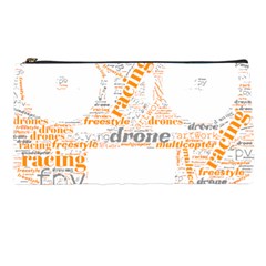 Drone Racing Word Cloud T- Shirt F P V Freestyle Drone Racing Word Cloud T- Shirt (3) Pencil Case by ZUXUMI