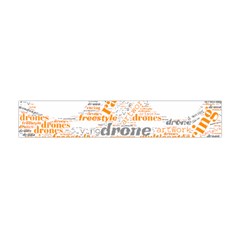 Drone Racing Word Cloud T- Shirt F P V Freestyle Drone Racing Word Cloud T- Shirt (3) Premium Plush Fleece Scarf (mini) by ZUXUMI