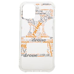 Drone Racing Word Cloud T- Shirt F P V Freestyle Drone Racing Word Cloud T- Shirt (3) Iphone 12 Mini Tpu Uv Print Case	 by ZUXUMI