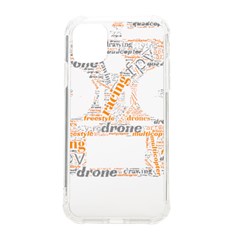 Drone Racing Word Cloud T- Shirt F P V Freestyle Drone Racing Word Cloud T- Shirt (3) Iphone 11 Tpu Uv Print Case by ZUXUMI