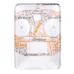 Drone Racing Word Cloud T- Shirt F P V Freestyle Drone Racing Word Cloud T- Shirt (3) Rectangular Glass Fridge Magnet (4 Pack) by ZUXUMI