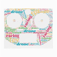 Drone Racing Word Cloud T- Shirt F P V Freestyle Drone Racing Word Cloud T- Shirt (5) Small Glasses Cloth by ZUXUMI