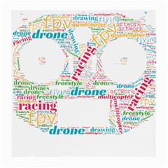 Drone Racing Word Cloud T- Shirt F P V Freestyle Drone Racing Word Cloud T- Shirt (5) Medium Glasses Cloth by ZUXUMI