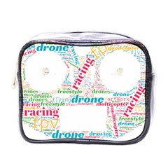 Drone Racing Word Cloud T- Shirt F P V Freestyle Drone Racing Word Cloud T- Shirt (5) Mini Toiletries Bag (one Side) by ZUXUMI