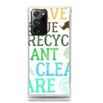 Earth Day Everyday T- Shirt Save Bees Rescue Animals Recycle Plastic Earth Day T- Shirt Samsung Galaxy Note 20 Ultra TPU UV Case Front