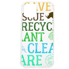 Earth Day Everyday T- Shirt Save Bees Rescue Animals Recycle Plastic Earth Day T- Shirt Iphone 12 Pro Max Tpu Uv Print Case by ZUXUMI