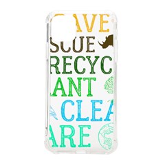 Earth Day Everyday T- Shirt Save Bees Rescue Animals Recycle Plastic Earth Day T- Shirt Iphone 11 Pro Max 6 5 Inch Tpu Uv Print Case by ZUXUMI