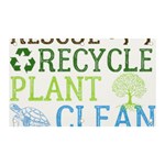 Earth Day T- Shirt Save Bees Rescue Animals Recycle Plastic Earth Day T- Shirt Banner and Sign 5  x 3  Front