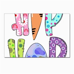 Easter Bunny Happy Easter T- Shirt Hip Hop Happy Easter T- Shirt Postcards 5  X 7  (pkg Of 10) by ZUXUMI