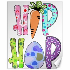 Easter Bunny Happy Easter T- Shirt Hip Hop Happy Easter T- Shirt Canvas 16  X 20  by ZUXUMI