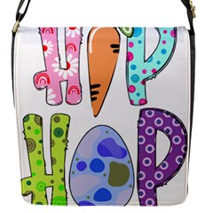 Easter Bunny Happy Easter T- Shirt Hip Hop Happy Easter T- Shirt Flap Closure Messenger Bag (s) by ZUXUMI