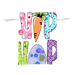 Easter Bunny Happy Easter T- Shirt Hip Hop Happy Easter T- Shirt Lightweight Drawstring Pouch (s) by ZUXUMI