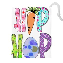 Easter Bunny Happy Easter T- Shirt Hip Hop Happy Easter T- Shirt Drawstring Pouch (4xl) by ZUXUMI