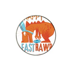 Easter Dinosaur T- Shirt Happy East Rawr T- Rex Dinosaur Easter Bunny T- Shirt Hat Clip Ball Marker (10 Pack) by ZUXUMI