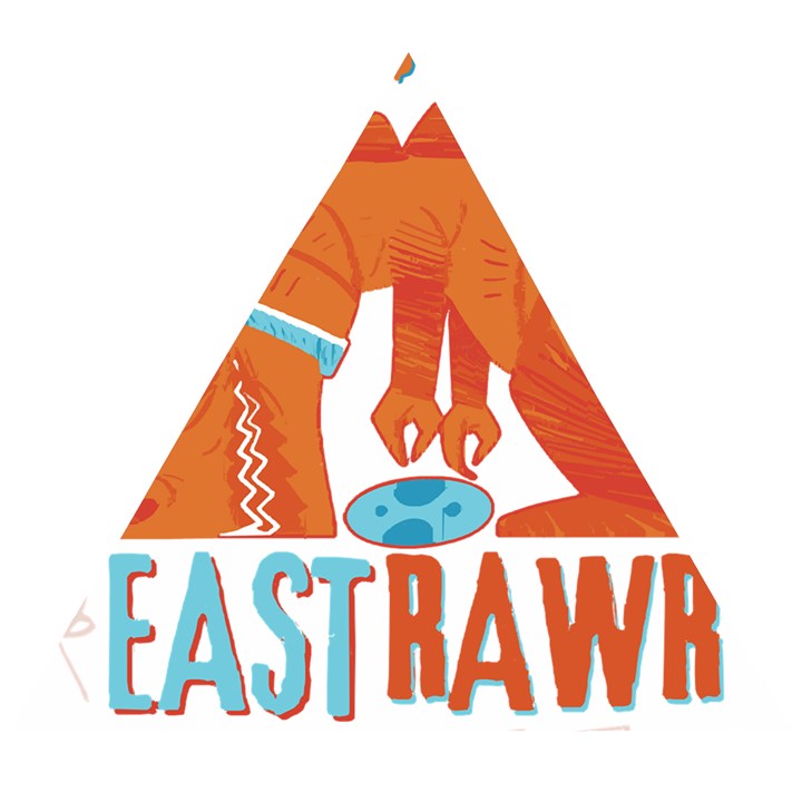 Easter Dinosaur T- Shirt Happy East Rawr T- Rex Dinosaur Easter Bunny T- Shirt Wooden Puzzle Triangle