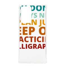 Calligraphy T- Shirt Funny Weekend Calligraphy Calligrapher Handwriting Lettering T- Shirt Samsung Galaxy Note 20 Ultra TPU UV Case