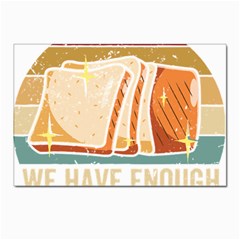 Bread Baking T- Shirt Funny Bread Baking Baker At Yeast We Have Enough Bread T- Shirt (1) Postcards 5  X 7  (pkg Of 10) by JamesGoode