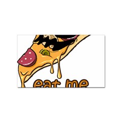 Eat Me T- Shirtscary Pizza Slice Sceaming Eat Me T- Shirt Sticker Rectangular (10 Pack) by ZUXUMI